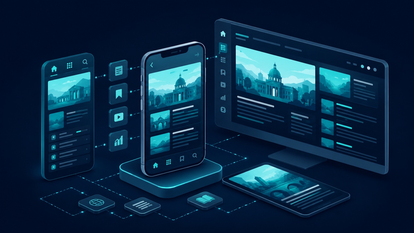 Imagen del artículo: Diseño de portales editoriales mobile-first: navegación, lectura y continuidad visual