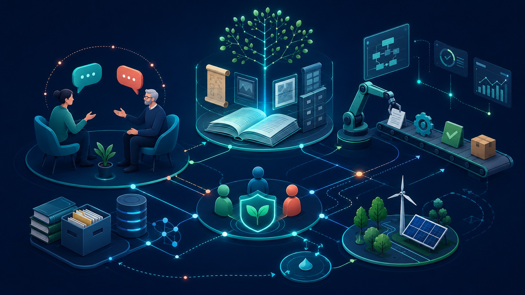 Imagen del artículo: Diálogo sobre automatización, archivos vivos y sostenibilidad técnica