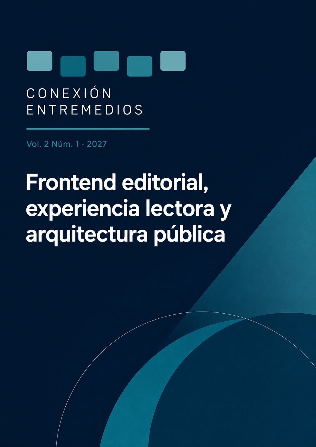 Portada de Frontend editorial, experiencia lectora y arquitectura pública
